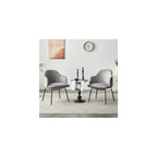 Leather Upholstered Chair,Luxury Velvet Swivel Chair with Metal Legs for Living Room Bedroom (Orange)