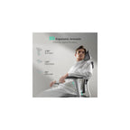 Hbada E2 Ergonomic Office Chair, Big and Tall Mesh Office Chair with 6-Way Dynamic Lumbar Support, 3D Adjustable Armrests, 3D Adjustable Headrest, High Back for Gaming Chair, White(No Footrest)