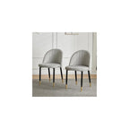 Leather Upholstered Chair,Luxury Velvet Swivel Chair with Metal Legs for Living Room Bedroom (Orange)