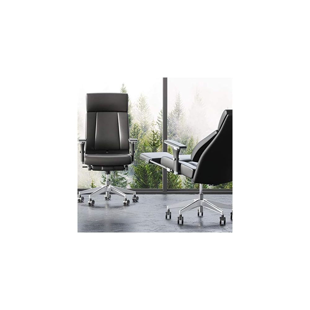 Boss Chair Office Chair Cowhide Reclining Study Dormitory Swivel Chair Computer Chair Home Backrest Swivel Lift Seat