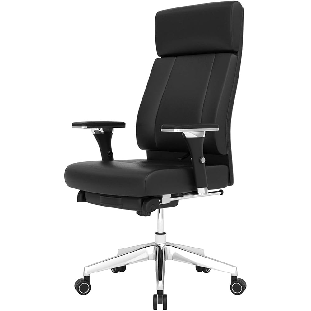 Boss Chair Office Chair Cowhide Reclining Study Dormitory Swivel Chair Computer Chair Home Backrest Swivel Lift Seat